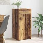 vidaXL Dressoir met lade Oud hout 42,5 x 40 x 93 cm Bewerkt, Huis en Inrichting, Kasten | Dressoirs, Verzenden, Nieuw