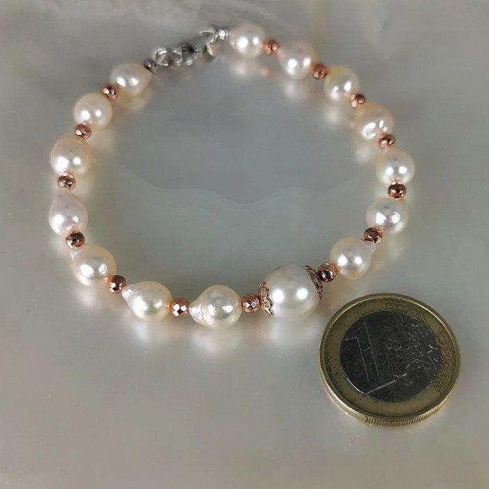 Zonder Minimumprijs - Armband Zilver Parel - Parel -, Handtassen en Accessoires, Armbanden