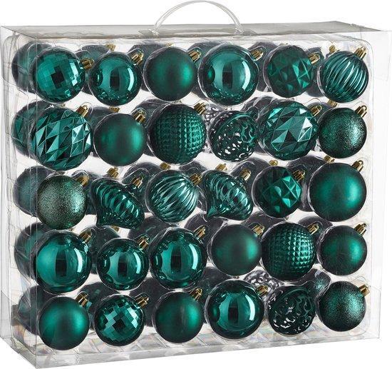 2dekans | House of Seasons Kerstballen Set - 60 Stuks - Ø7, Diversen, Kerst, Ophalen of Verzenden