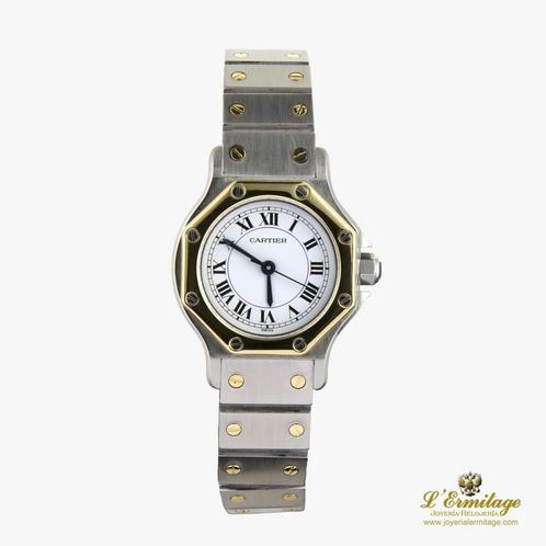 Cartier Santos Octagon 187903, Handtassen en Accessoires, Horloges | Dames, Verzenden