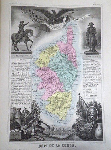 Levasseur - Atlas National illustré des 89 départements et, Antiquités & Art, Antiquités | Livres & Manuscrits