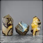 Majestueus Septarien-Set – Obelisk, Kubus & Vlam Die, Verzamelen