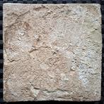 Tegel - Antieke kwadraattegel met hert. - 1600-1650