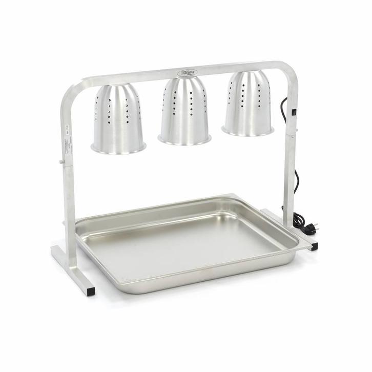Lampe chauffante - 3 lampes - incl 3 lampes et 1 récipient, Zakelijke goederen, Horeca | Keukenapparatuur, Verzenden
