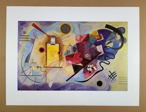 Wassily Kandinsky (1866-1944) - Yellow Red Blue - Bauhaus, Antiek en Kunst, Antiek | Meubels | Stoelen en Sofa's