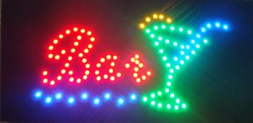Bar cafe broodjes LED bord lamp verlichting lichtbak reclame, Verzenden