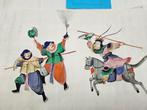 scene combat - chine - China - Qing Dynastie (1644-1911), Antiquités & Art