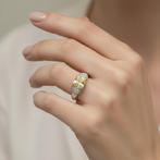Ring - 18 karaat Witgoud - 1.31ct. tw. Geel Diamant