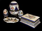 Limoges - Beeldje - BESONDERE !! Porzellaneier (5) -, Antiek en Kunst, Antiek | Glaswerk en Kristal
