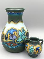 Plateelbakkerij Zuid Holland (PZH) - Gouds Plateel - Vase, Antiek en Kunst