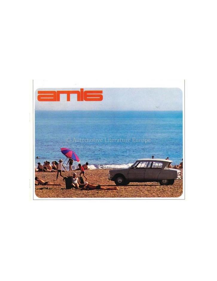 1965 CITROËN AMI 6 BROCHURE NEDERLANDS, Boeken, Auto's | Folders en Tijdschriften, Ophalen of Verzenden