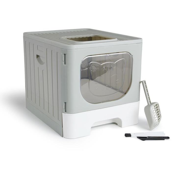 Maison de toilette pour chat pliable - 48 x 38 x 38 cm |, Huis en Inrichting, Woonaccessoires | Overige, Verzenden