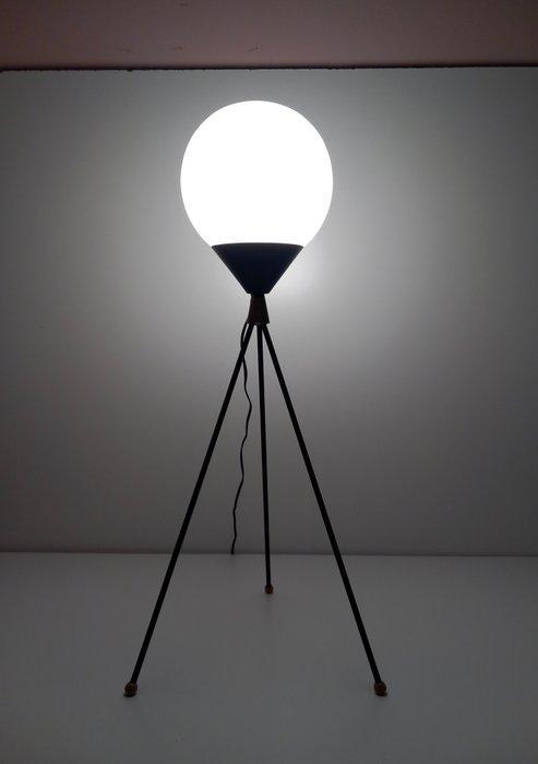Lampe de table - Fer, Laiton, Verre - les années 1950, Antiek en Kunst, Kunst | Designobjecten