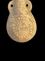 Middeleeuws Terracotta Pelgrimskantine - 9 cm