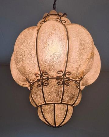 Lamp - Sensationele XL Kroonluchter - 135 cm - Glas, Metaal