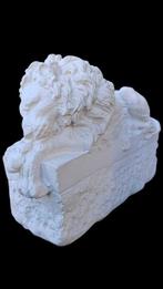 Sculpture, Coppia di leoni - 21 cm - Plâtre