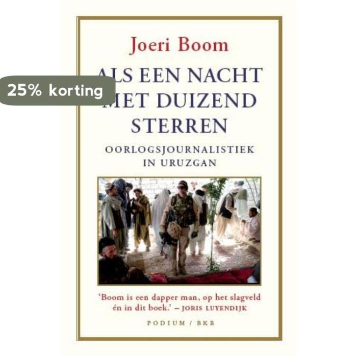 Als een nacht met duizend sterren 9789057593710 Joeri Boom, Boeken, Politiek en Maatschappij, Zo goed als nieuw, Verzenden