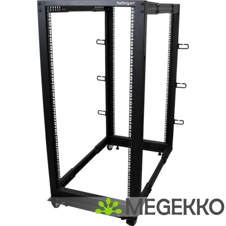 StarTech.com 25U open-frame serverrekkast met 4 stijlen met, Computers en Software, Computerbehuizingen, Nieuw, Verzenden