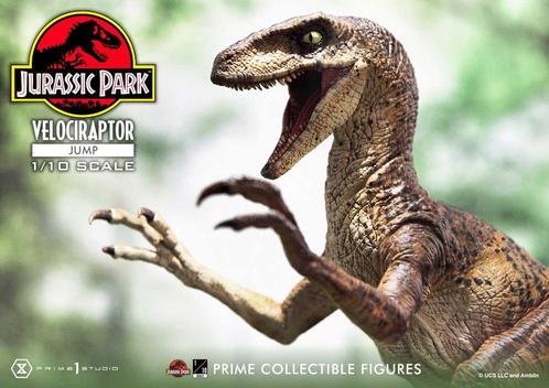 Jurassic Park Prime Collectibles Statue 1/10 Velociraptor Ju, Collections, Cinéma & Télévision, Enlèvement ou Envoi