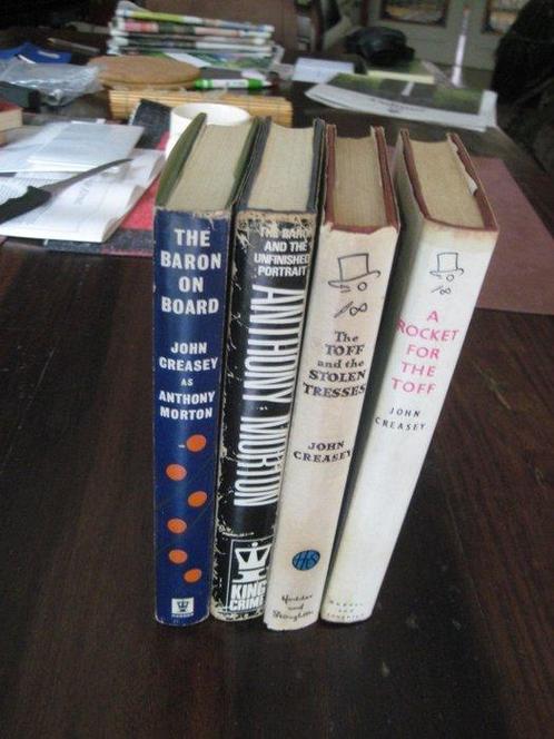 John Creasey - John Creasey / aka Anthony Morton 2x Toff 2x, Antiek en Kunst, Antiek | Boeken en Manuscripten