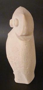 Beeldje, HIBOU - 23 cm - Gips - 1970, Antiek en Kunst