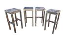 Kruk (4) - Vintage Design set van 4 industriële stoelen -
