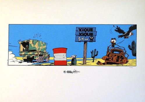 Tillieux, Maurice - 1 Silkscreen - Gil Jourdan - Désert -, Boeken, Strips | Comics