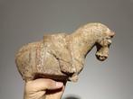 Tang-dynastie - Ceramische Rode Paard - Gebroken maar Echt -