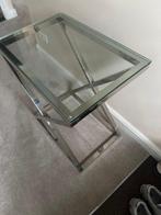 Eichholtz - Table dappoint (2) - Acier inoxydable, Verre