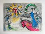 Marc Chagall (1887-1985) - Soleil au cheval rouge
