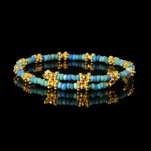 Oud-Romeins, Keizerrijk Armband met Romeinse turquoise, Handtassen en Accessoires, Antieke sieraden