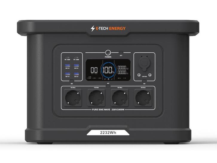 Mobiele accu stroomgroep S024 - continu vermogen 2400 W, Caravans en Kamperen, Kampeergereedschap, Nieuw, Verzenden