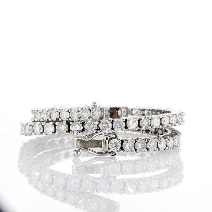 Zonder Minimumprijs - Armband - 14 karaat Witgoud - 5.38ct., Handtassen en Accessoires, Armbanden