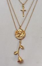 Religieuze set met katholiek kruis, Rosa Divino en kubische, Antiek en Kunst