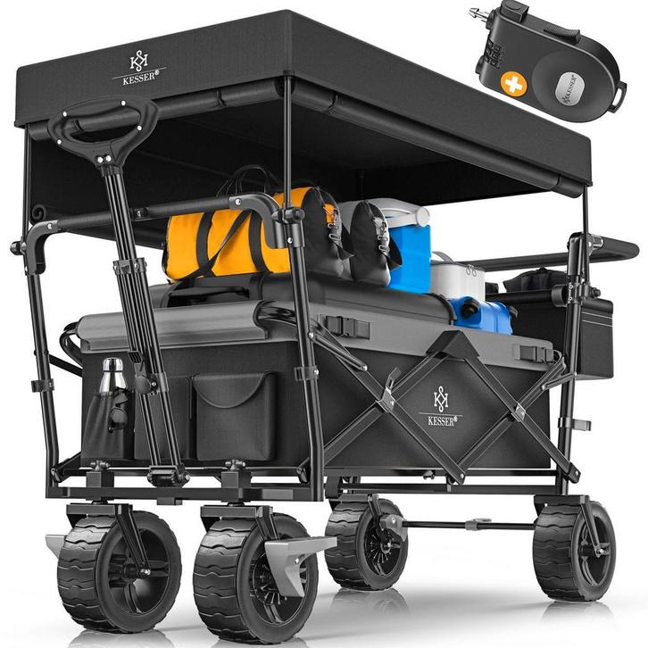 Bolderkar - Opvouwbaar - Bolderwagen  - Zwart - KESSER®, Doe-het-zelf en Bouw, Gereedschap | Overige machines, Verzenden