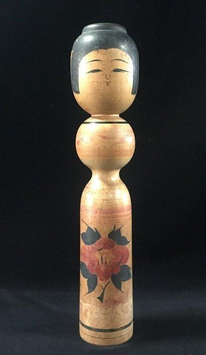 Ondertekend Sato Yoshiki / Japanse vintage houten, Antiek en Kunst, Curiosa en Brocante