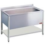 Spoeltafel met 1 kuip 1360x500xh400 - D-LB1611<br /><br />, Zakelijke goederen, Verzenden, Nieuw in verpakking, Inox Meubilair