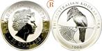 30 Dollar Kookaburra 1 kg Feinzilver 2008 Australien:, Verzenden