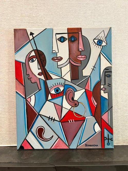 Olena Blinnikova - OIL PAINTING - Vision - NO Reserve, Antiek en Kunst, Kunst | Schilderijen | Modern