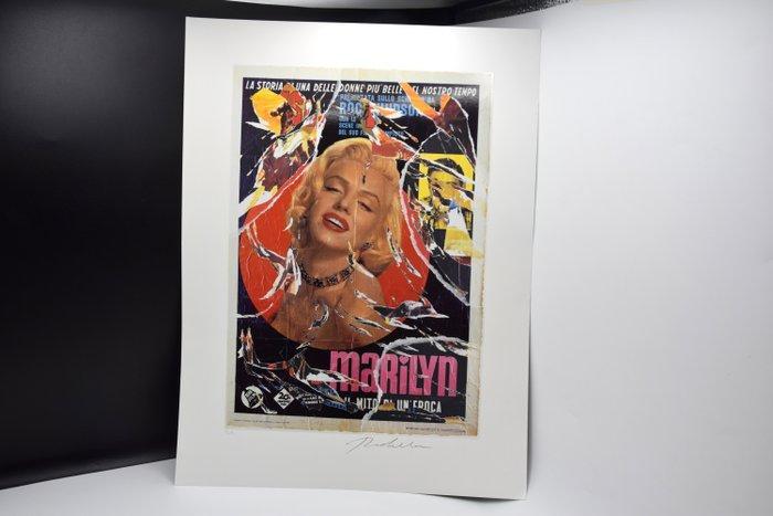 Mimmo Rotella (1918-2006) - Marilyn - Il Mito, Antiquités & Art, Art | Objets design