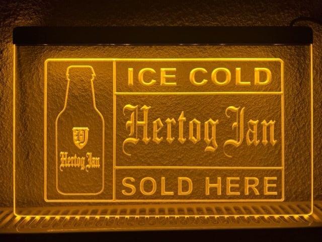 Hertog Jan neon bord lamp LED verlichting reclame lichtbak #, Huis en Inrichting, Lampen | Overige, Nieuw, Verzenden