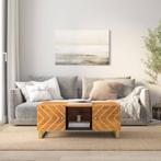 vidaXL Salontafel 100x54x40 cm massief mangohout bruin en, Huis en Inrichting, Tafels | Salontafels, Verzenden, Nieuw