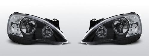 Koplampen Angel Eyes | Opel Corsa C 2000-2006 | zwart, Auto-onderdelen, Verlichting, Nieuw, Verzenden