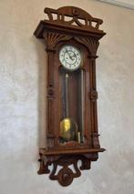 Horloge murale - Art nouveau Bois, Laiton - 1850-1900