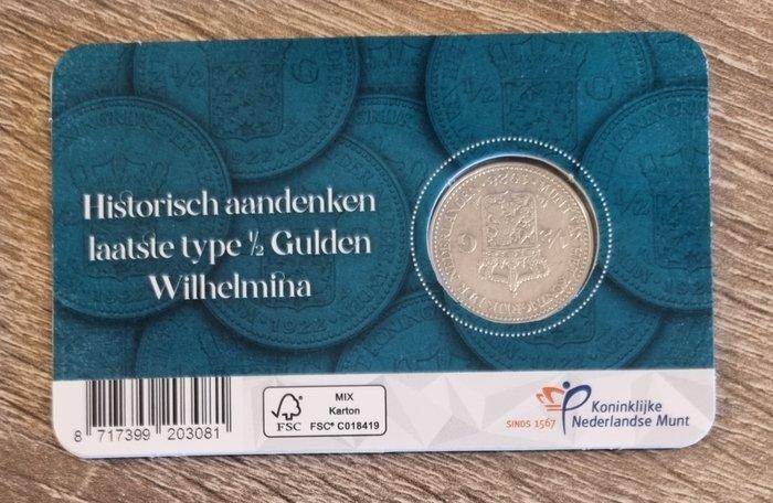 Nederland. 1928 / Historische coincard zilveren laatste 1/2, Postzegels en Munten, Munten | Nederland