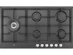 ETNA KGF889ZTA - Gaskookplaat - Wokbrander 90 cm - Mat Zwart, Huis en Inrichting, Verzenden, Zo goed als nieuw