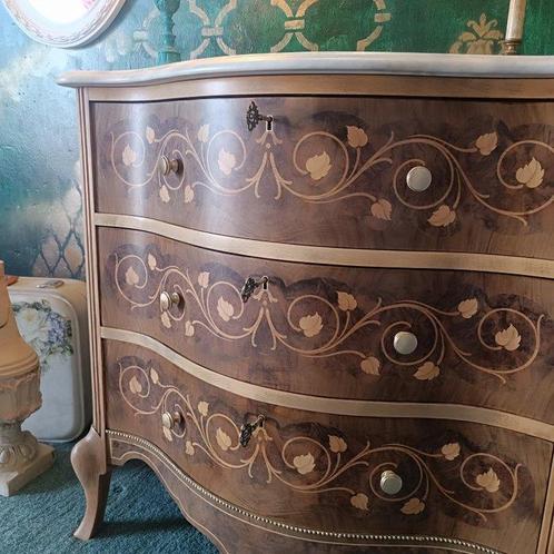 Commode - Bois, Bronze, Marbre - commode de style Adam, Antiek en Kunst, Curiosa en Brocante