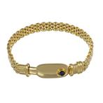 Armband - 18 karaat Geel goud - 0.17ct. tw. Saffier, Nieuw