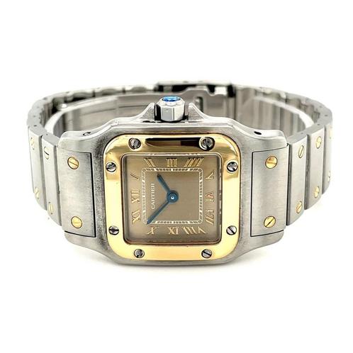 Cartier Santos Galbée 1057930 uit 1995, Handtassen en Accessoires, Horloges | Dames, Verzenden