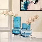 Antonio Perotti - Still Life Vasi in vetro con quadro